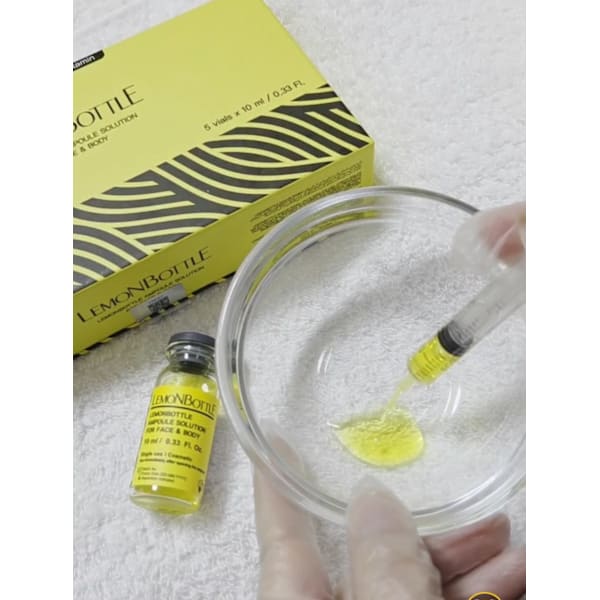 《20周年記念》韓国美容100%レモンボトル『小顔・たるみケア』体験1回　