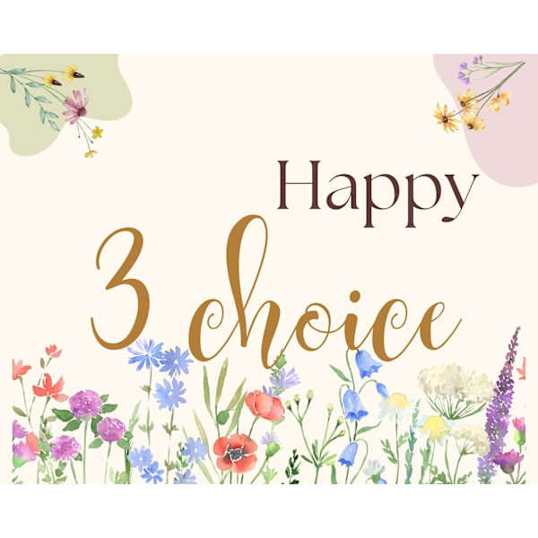 【スペシャルクーポン♪】8種類のメニューの中から3choice☆ 9900円