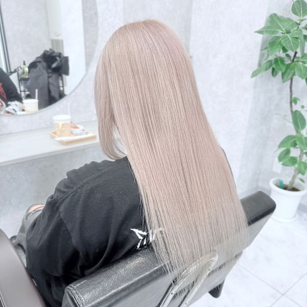 【トリプルカラー】全体2回ブリーチ＋オンカラー￥23000→￥19550