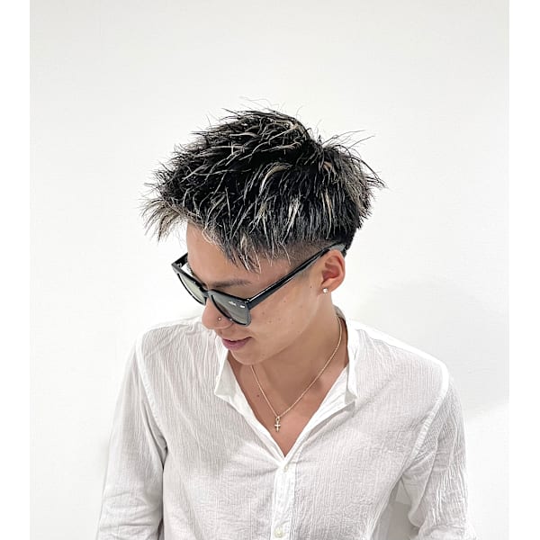 【マサキ指名限定】カット+ホワイトメッシュ