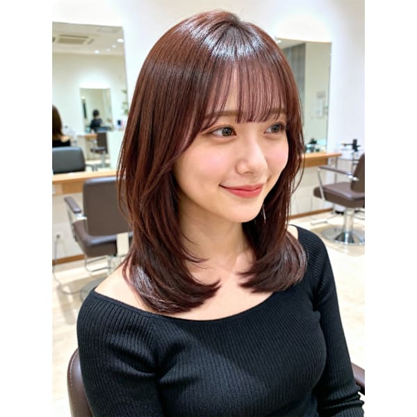 【お得なクーポン！！新規様】カット+全体カラー/白髪染め可￥6600