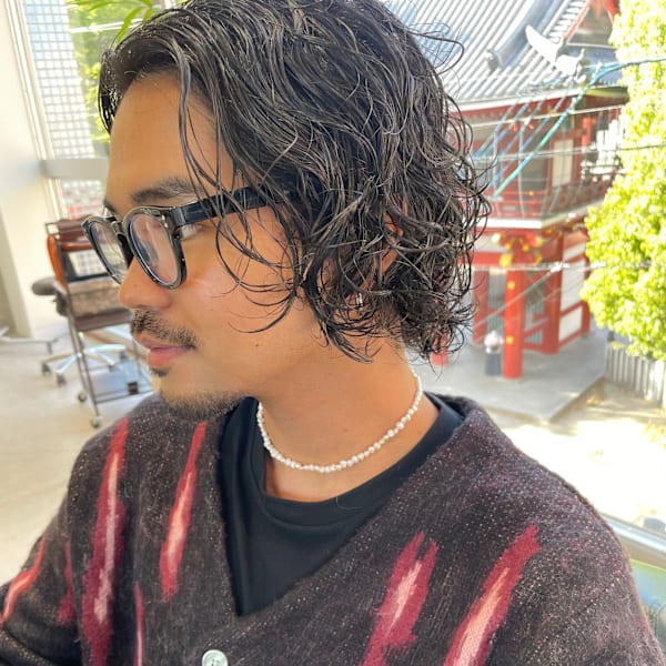 【新規メンズ限定】カット＋パーマ ＋トリートメント￥15,950→￥9900