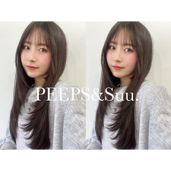 【新生活応援】"集中ケアコース"カット＋艶カラー+髪質改善TR ¥13200～
