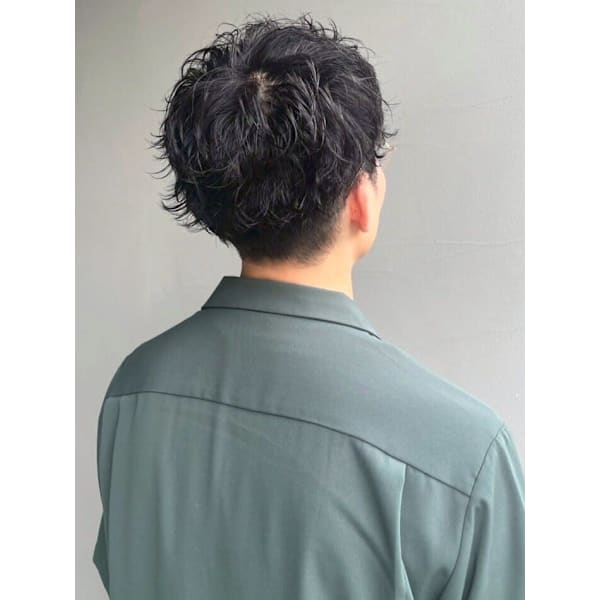 メンズカット+パーマ+眉カット+marbb ¥13750→¥12750