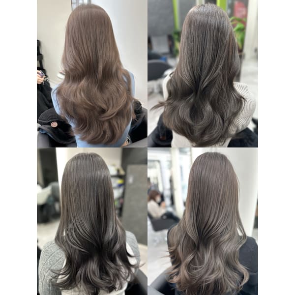 【当店人気No.1】カット＋ダメージレス高級艶カラー＋oggiotto髪質改善TR￥8,800