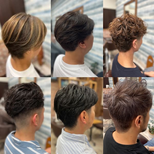 【学割男性限定】眉カット付き●シャンプー+カット￥3.850（24歳まで。）