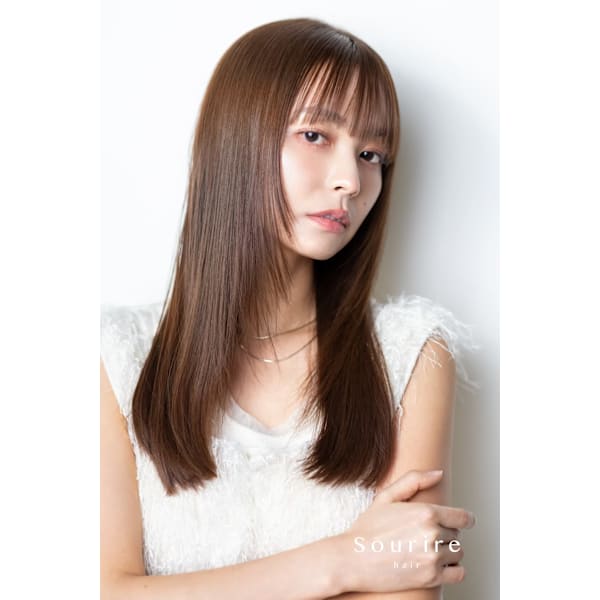 【ご新規当店人気No.1】カット+プレミアムカラー+プレミアムTR ¥16,200