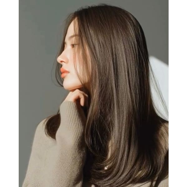 ≪30・40代高評≫ツヤカラー＋カット＋潤いトリートメント（ブリーチ無し）