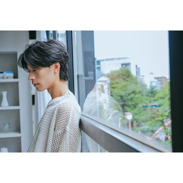 メンズカット+ニュアンスパーマ+ナノバブル¥9400