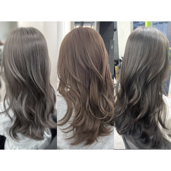 【6月限定】韓国ヘアーが叶う♪似合わせカット+ダメージレス艶カラー¥5500