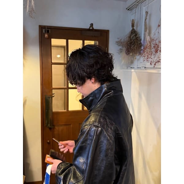 【メンズ限定】カット+コスメデザインパーマ　￥9900