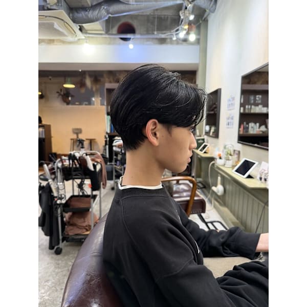 【メンズ限定】カット+天然ハーブスパ ￥7700