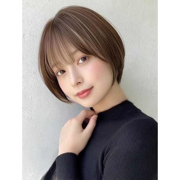 【35歳からのヘアデザイン】ドライカット+透明感カラー+艶TR ¥10,000