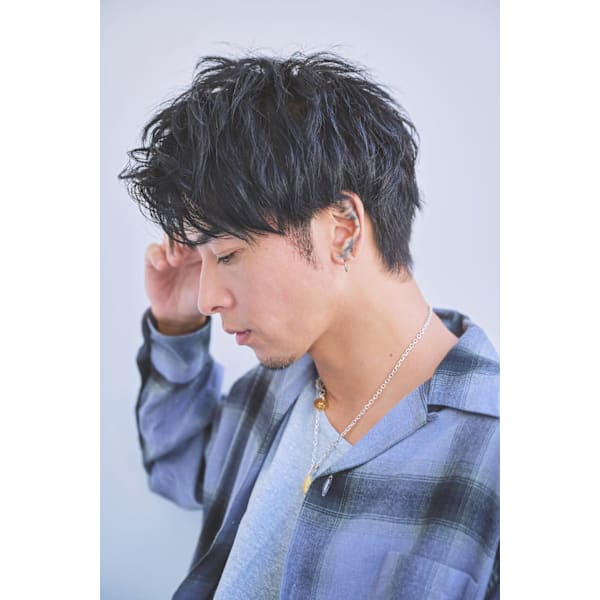 【メンズ限定】カット+炭酸シャンプー+眉カット+ナノバブルシャンプー付¥5500