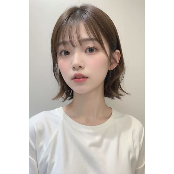 カット＋リタッチ艶髪カラー＋ナノスチームトリートメント￥9,400