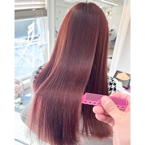 ☆美髪フルコース☆カット＋カラー＋巻ける縮毛矯正＋3stepトリートメント