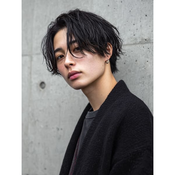 【メンズ限定】カット+ナチュラル縮毛矯正+マイクロナノバブル ¥9900