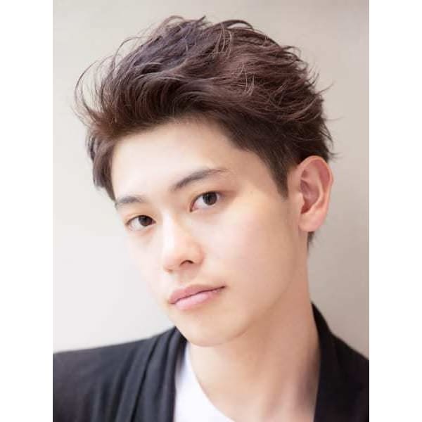 【Men's人気No.1】メンズカット+皮脂汚れ除去シャンプー+眉カット