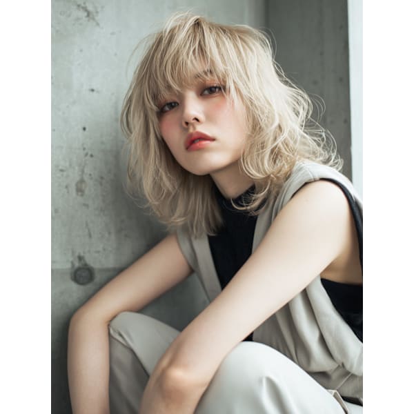 【透明感抜群♪】ブリーチ+オーガニックカラー+最高級TOKIO Tr ¥15,900