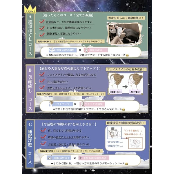 【初めての方にオススメ♪】ヘッドスパ30分+シャンプーブロー