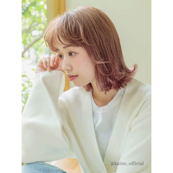 【憧れの外国人風カラー◎鮮やか美髪へ】 ケアブリーチonカラー＋トリートメント