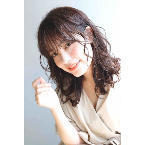 【平日限定】（Aujuaカット＋パーマ）20％Off　￥14,300→11,440