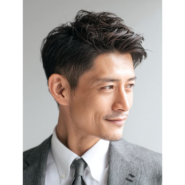 【清潔感アップ】メンズスタンダードコース カット＋シェービング＋眉カット＋フェイスケア