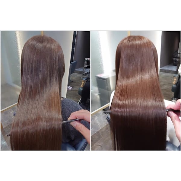 【リニューアルOP限定】ツヤがない、パサつきが気になる方へ◇美髪カラー＋cut￥9,900