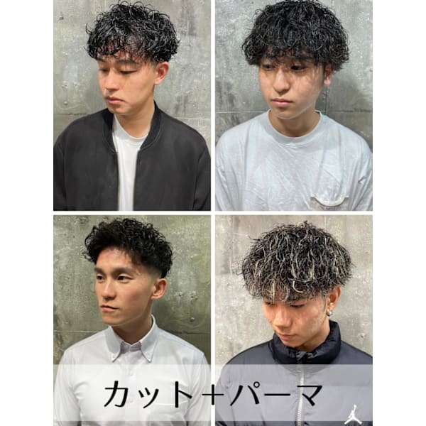 【ご新規様限定】メンズカット（眉込）＋似合わせパーマ