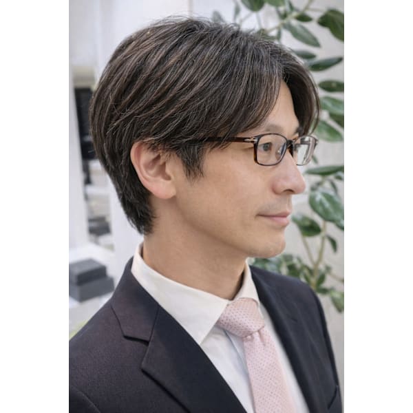 メンズカット+メンズカラー[メンズ/メンズカット/メンズカラー/白髪染め/眉カット]￥11,980→