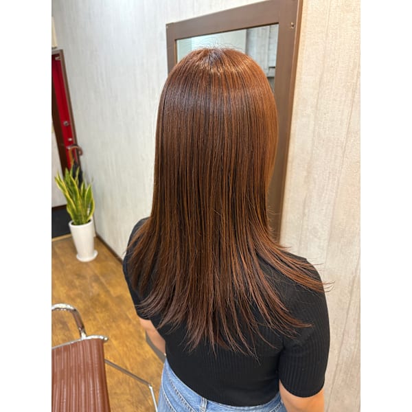 【人気No.1 3回来店応援】艶カラー+似合わせカット+TR(初回平日限定)15950円→6980円