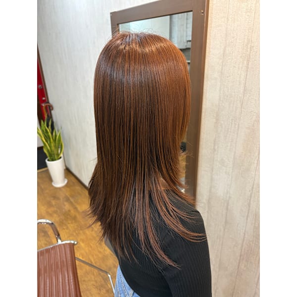 【初回限定土日OK 3回来店応援】艶カラー+似合わせカット+TR 15950→7980円