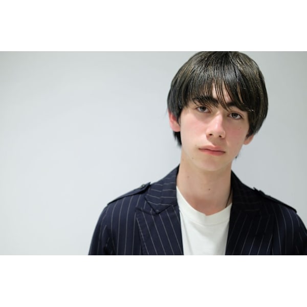 【前髪のうねり/クセ解消! 】 メンズカット+前髪ストレート¥8800