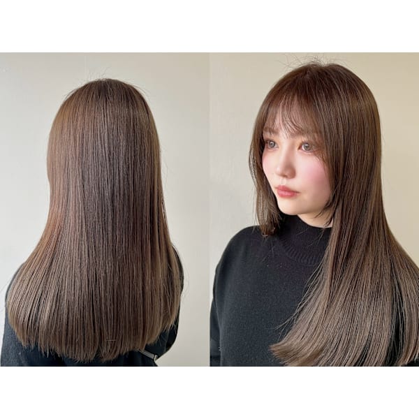 【美髪再生コース】高濃度水素カラー＋水素TR＋質感カット￥15,000