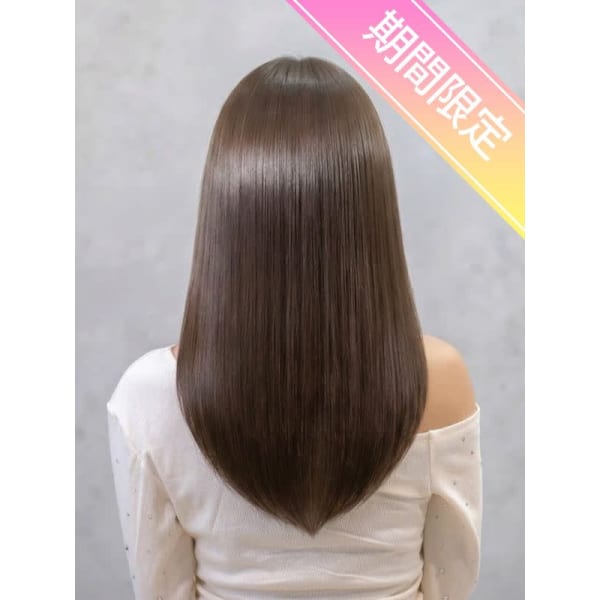 【春★うる艶髪28%OFF】 ルフレカラー+《上質》N.4stepトリートメント¥8500