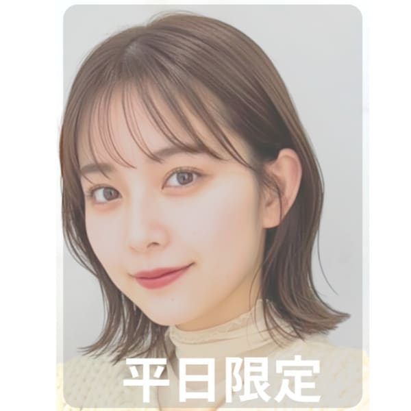 【平日昼メンテナンス】リタッチカラー＋カット＋ヘッドスパ＋トリートメント