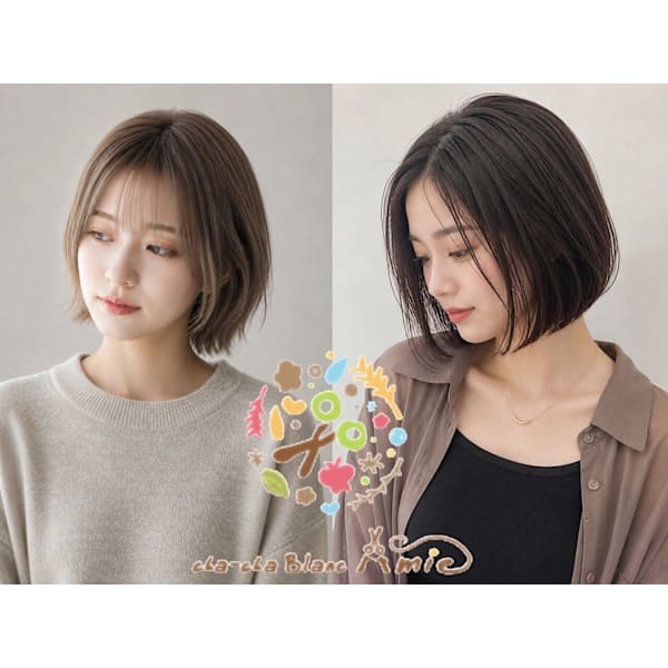 【休日３名限定クーポン】似合わせカット+透明感 カラー￥8980
