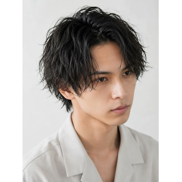 人気沸騰中　メンズカット＋メンズパーマ【ツイストウェーブ系】¥10,780