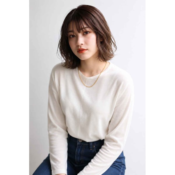 【ご新規様/藤原指名限定】似合わせカット+カラー［レイヤーカット/ショート/ボブ］
