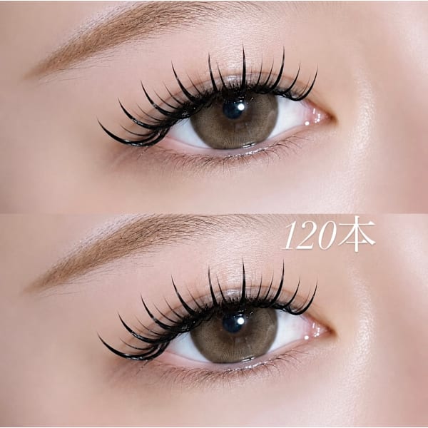 ☆まつ毛エクステ☆ フラットラッシュ120本 (コーティング仕上げ込み) 6800円➡4200円