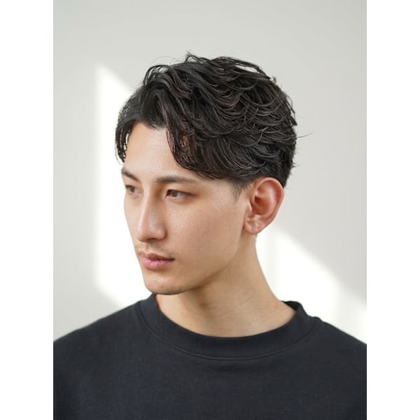 【初回限定】メンズカット＋毛流れパーマ￥11,110～［60分］