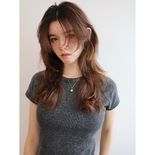 ロングハイレイヤーパーマ