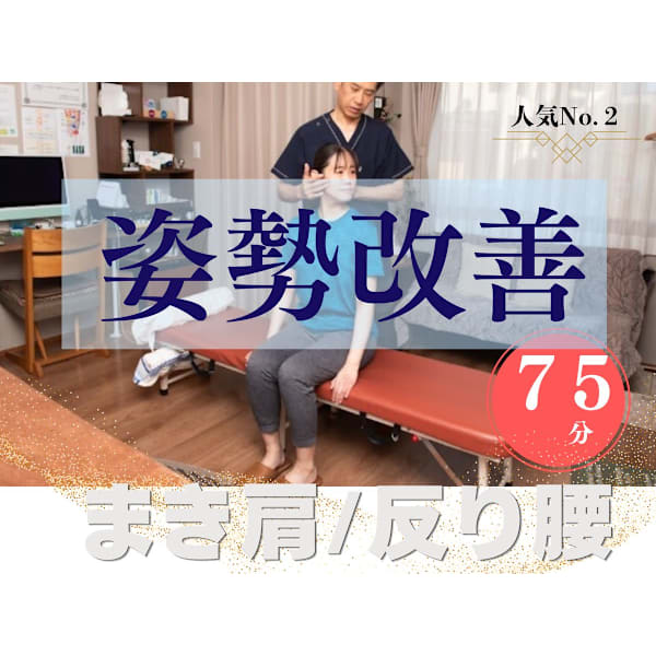 姿勢改善コース-肩こり、腰痛、頭痛、目の疲れ、首の張りなど