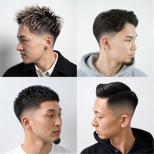 【バチイケ】フェードカットコース ￥6,446［理容室／メンズカット／眉カット］