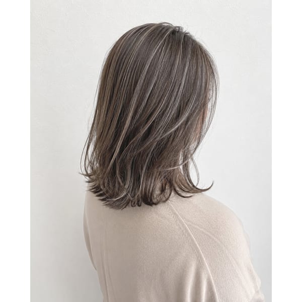 新規限定【白髪ぼかしハイライト】ハイライト＋全体カラー¥14520→¥8800
