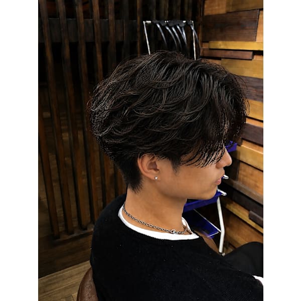 【メンズ】韓国発ダウンパーマARISTIA＋カット￥7800 泉区／仙台／髪質改善