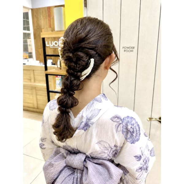 【清水】浴衣ヘアアレンジ