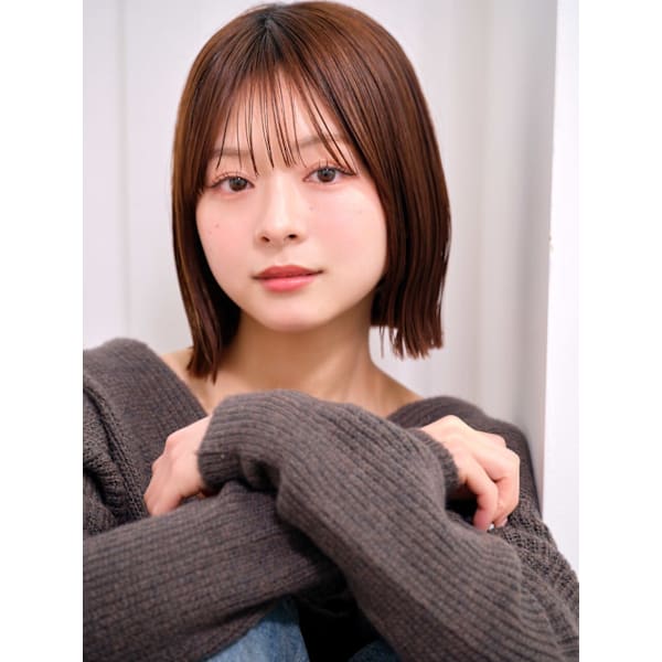 カット+カラー+ハホニコトリートメント+ナノバブルシャンプー付¥7900