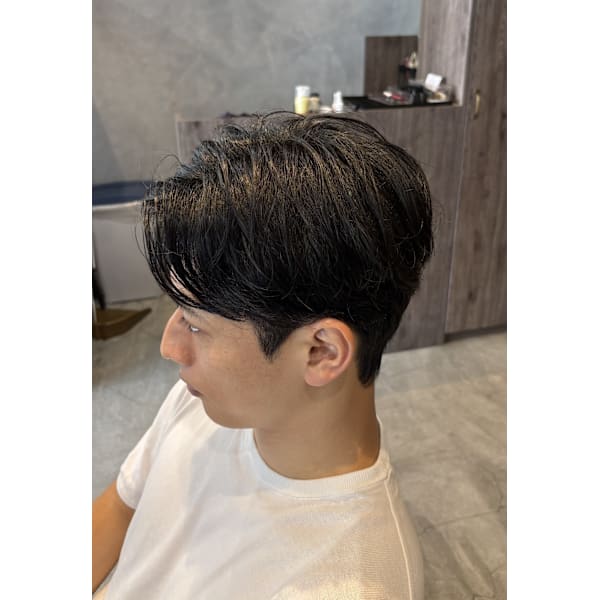 平日のみ【Lynne指名限定】メンズカット+パーマ　¥14,630→