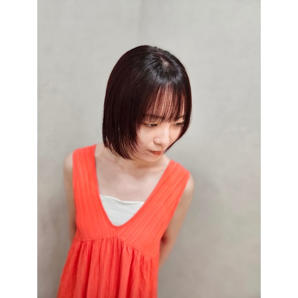 【ばっさり歓迎】似合うショート・ボブご提案 カットカラーTr¥17450→¥12980